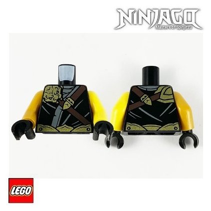 LEGO Tělo potištěné / černé / Torso NINJAGO