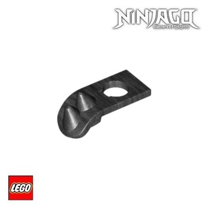 LEGO nárameník na krk / kovově šedý