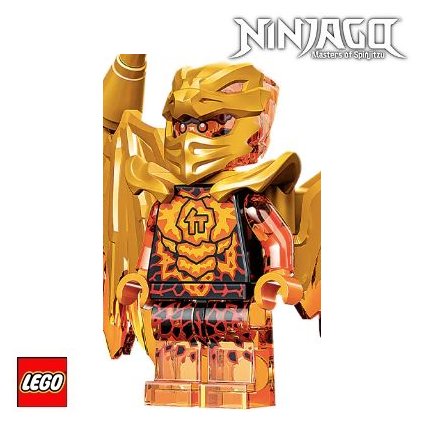 LEGO Figurka Cole (Golden Dragon) Crystalized