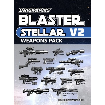 BrickArms® Blaster Weapons Pack Stellar V2 1