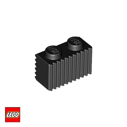 LEGO Kostka 1x2 S postraním žebrováním (2877)