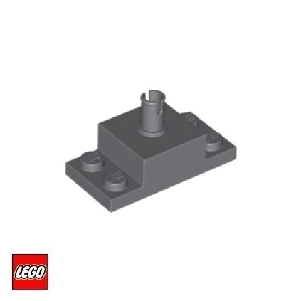 LEGO Kostka 2x2 S horním pinem a 1x2 podložka po stranách (30592)
