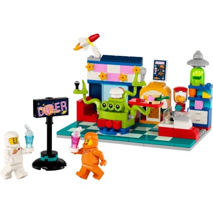 LEGO® 40687 Mimozemšťan a vesmírná restaurace