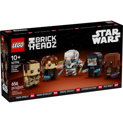 LEGO® BrickHeadz 40796 Star Wars: Pomsta Sithů – Hrdinové a padouši