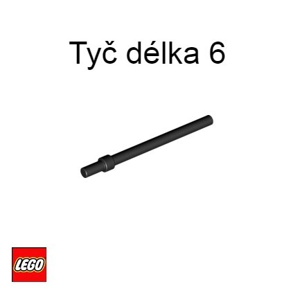 LEGO TYČ délka 6 (63965)