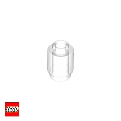 LEGO KOSTKA KRUHOVÁ 1x1 průhledná (3062)