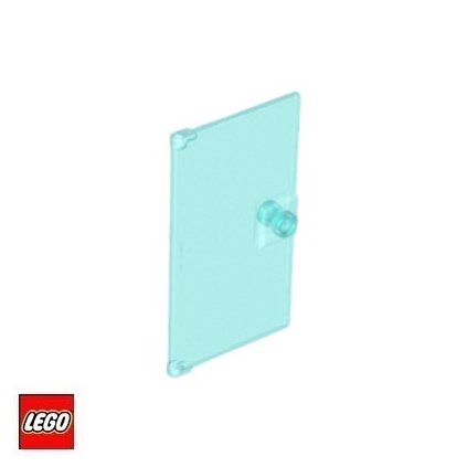 LEGO Průhledné dveře k rámu 1x4x6