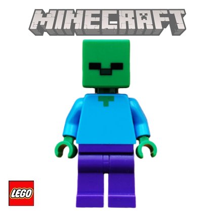 LEGO Figurka Zombie  Minecraft