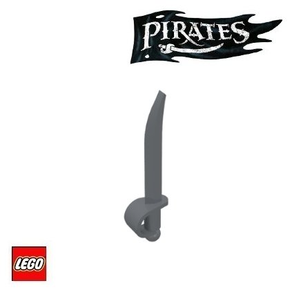 LEGO ŠAVLE tmavě šedá / 2530 35744  PIRATES