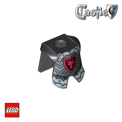 LEGO BRNĚNÍ černé s potiskem DRAK (70402) CASTLE