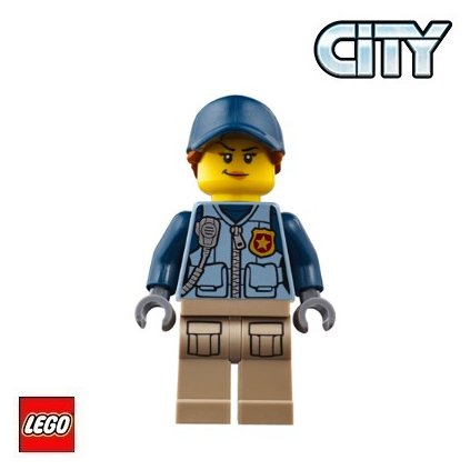 LEGO FIGURKA CITY POLICISTKA 60174