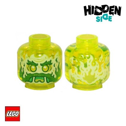 LEGO Hlava potištěná DUCH /3626cpb2453  HIDDEN SIDE