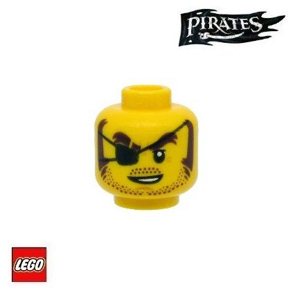 LEGO Hlava / Pirát Quartermaster