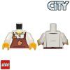 LEGO Tělo potištěné / bílé / Torso