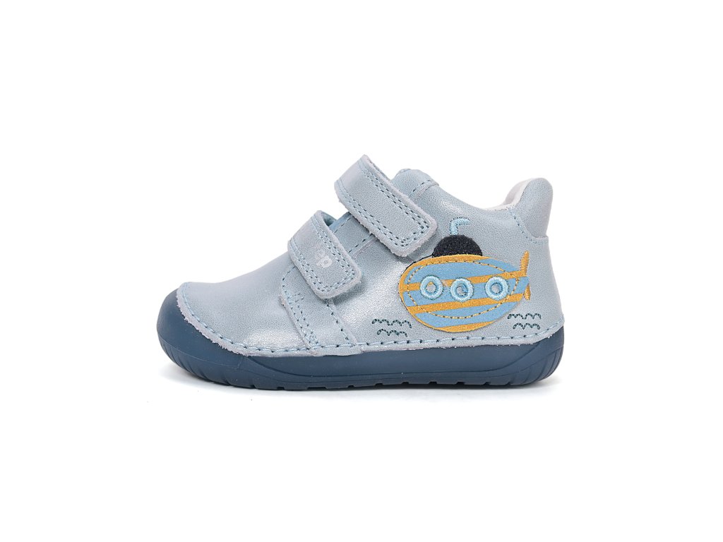 D.D.Step Barefoot celokožené topánky - Oceanic