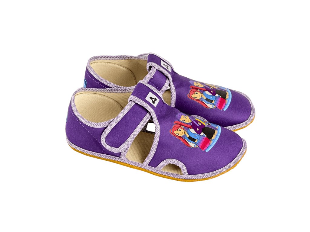 ANTAL RASCAL K-POP barefoot papučky fialové uzavretá špička