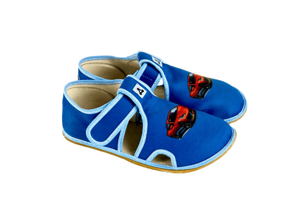 ANTAL RASCAL Car barefoot papučky modré uzavretá špička