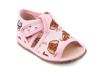 papuce psik ruzovy 2375