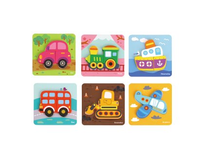 Moje prvé puzzle Dopravné prostriedky set