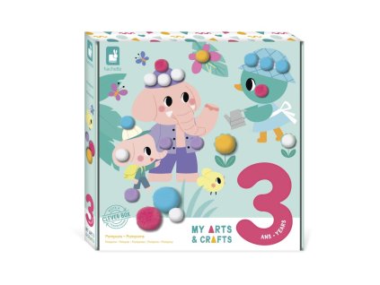 Janod Atelier Maxi Kreatívna sada My arts&crafts Brmbolce od 3 rokov