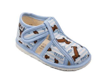 papuce jazvecik modry 3028
