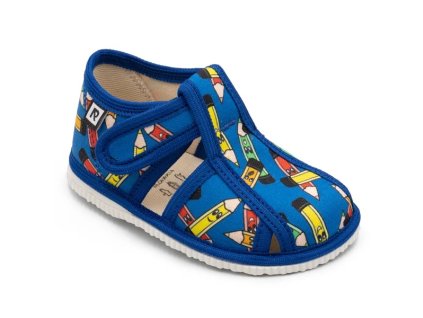 papuce ceruzky modre 2893