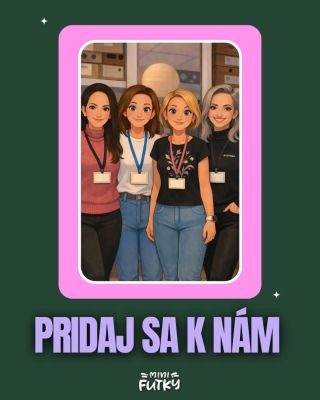 HĽADÁME POSILU DO TÍMU 💜 Do našej predajne Minifutky hľadáme milú a spoľahlivú posilu. 🕘 Pracovný čas: pondelok – sobota...