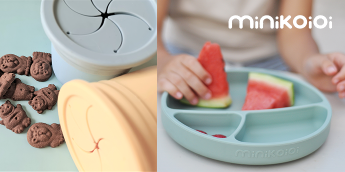 Silikonové nádobí Minikoioi - vřele doporučuji, je praktické, ekologické a dětem se moc líbí, říká babička Jana
