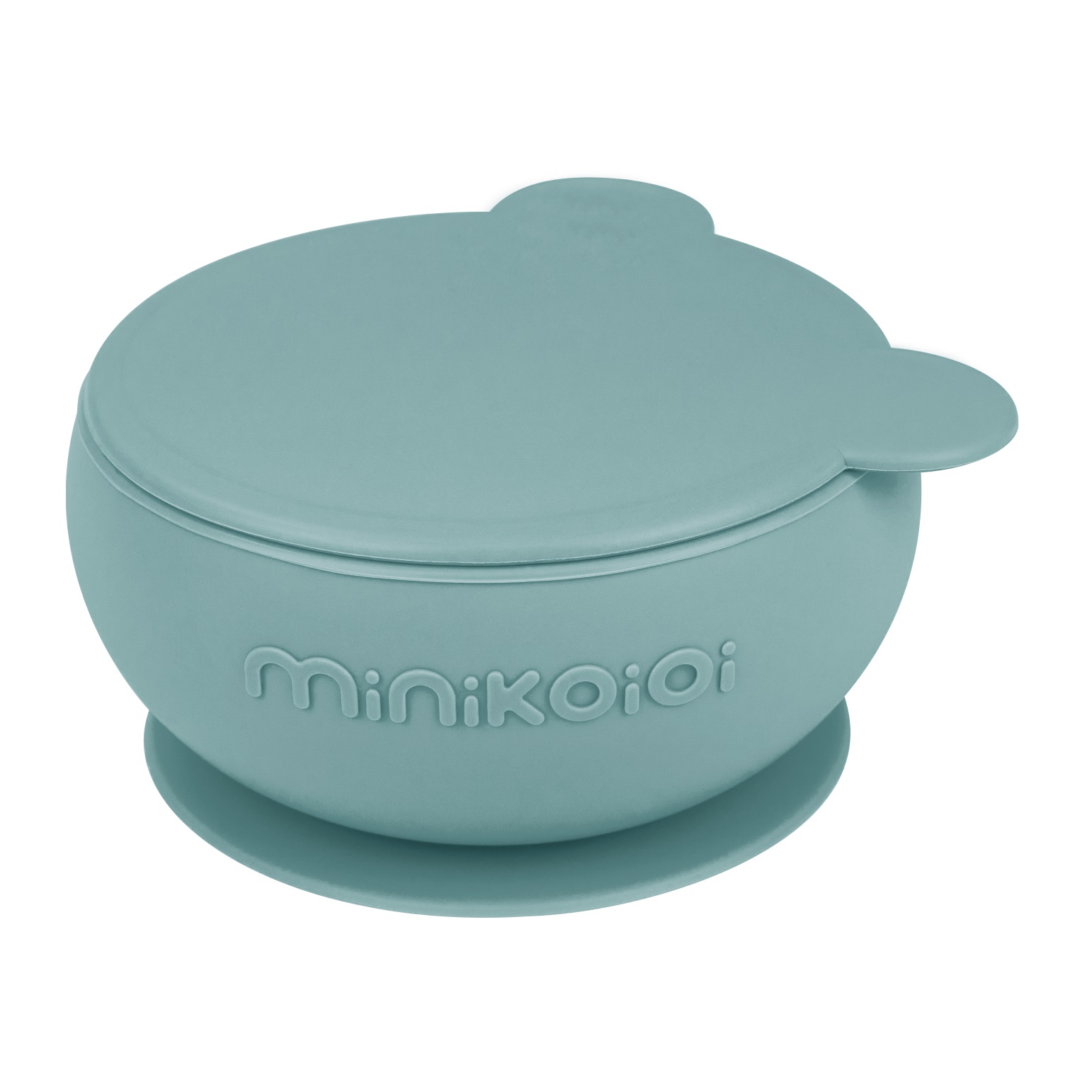 Miska silikonová s přísavkou - Aqua Green