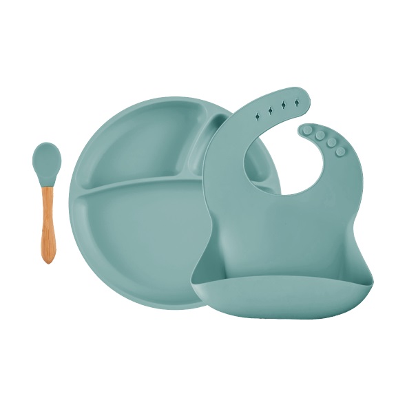 Set na stolování BLW II - Aqua Green