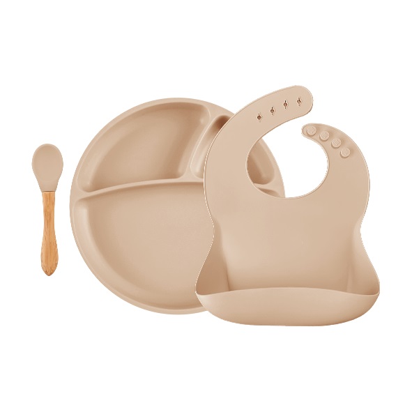 Set na stolování BLW II - Bubble Beige