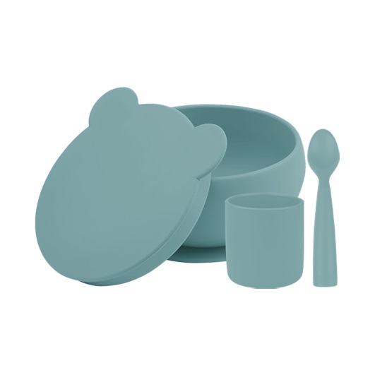 Set na stolování BLW I - Aqua Green