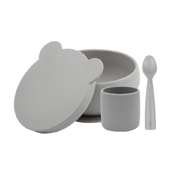 Set na stolování BLW I - Powder Grey