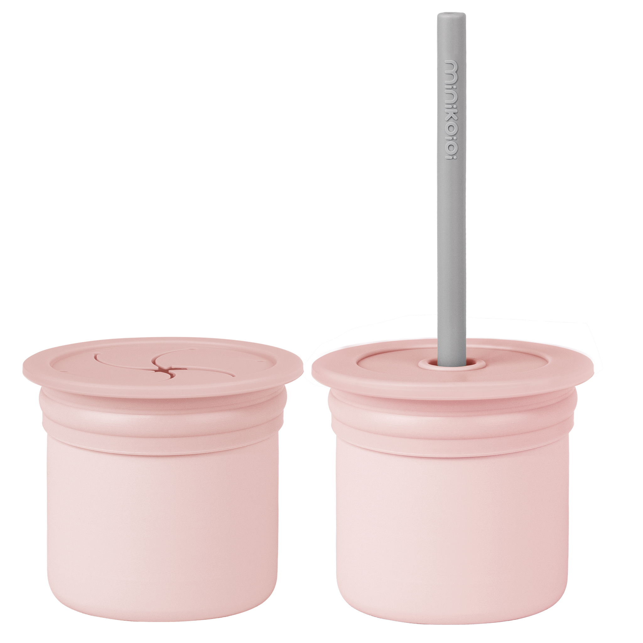 Pití + Svačinka - Pinky Pink / Powder Grey