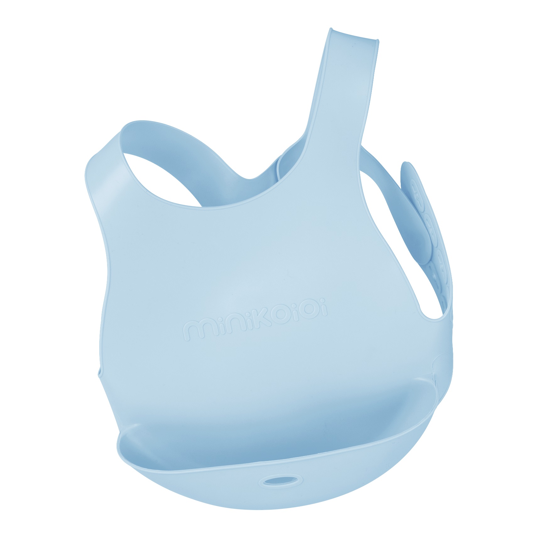 Levně Bryndák silikonový s kapsou - Mineral Blue