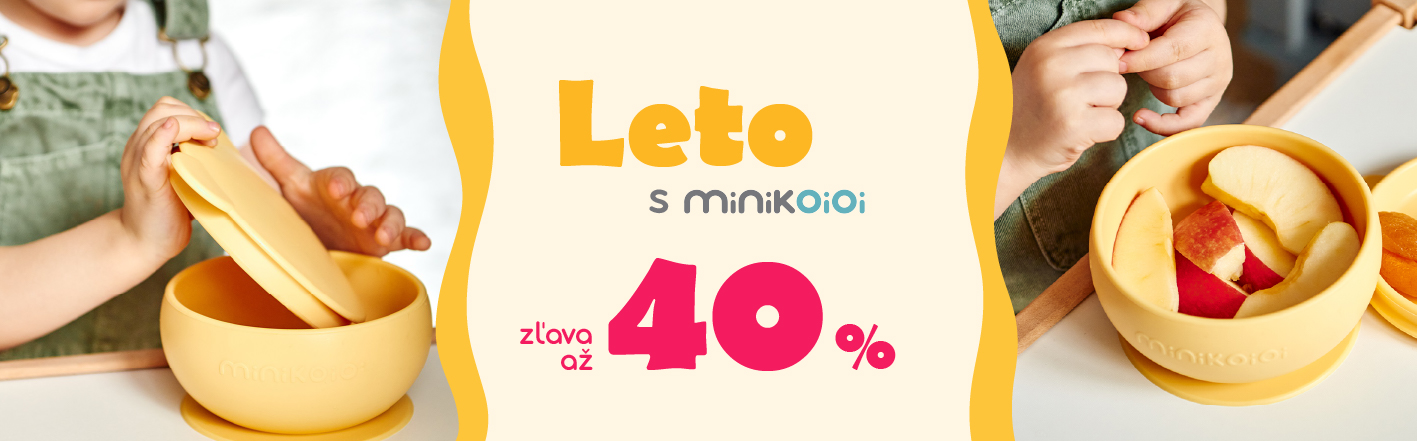 Zľava až 40 % v rámci akcie Leto s Minikoioi