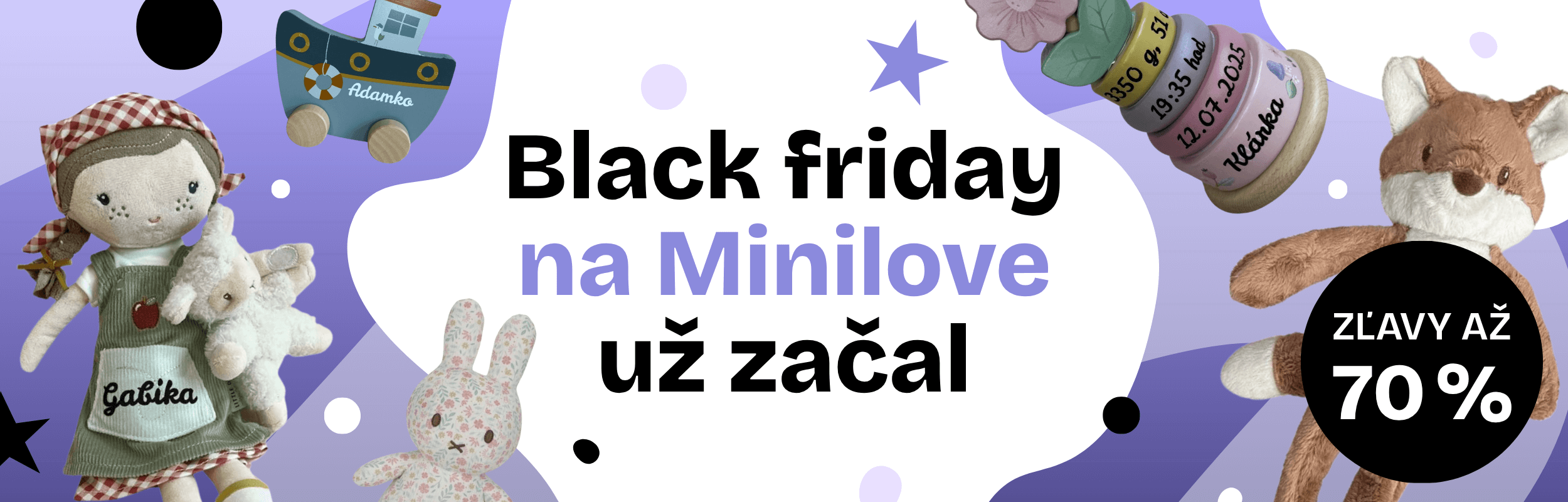 Black Friday s minilove, zľavy až do 70%