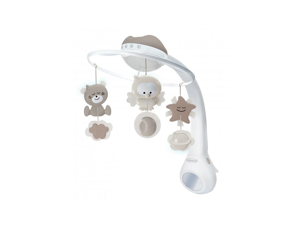 18699 infantino hudobny kolotoc s projekciou 3v1 ecru