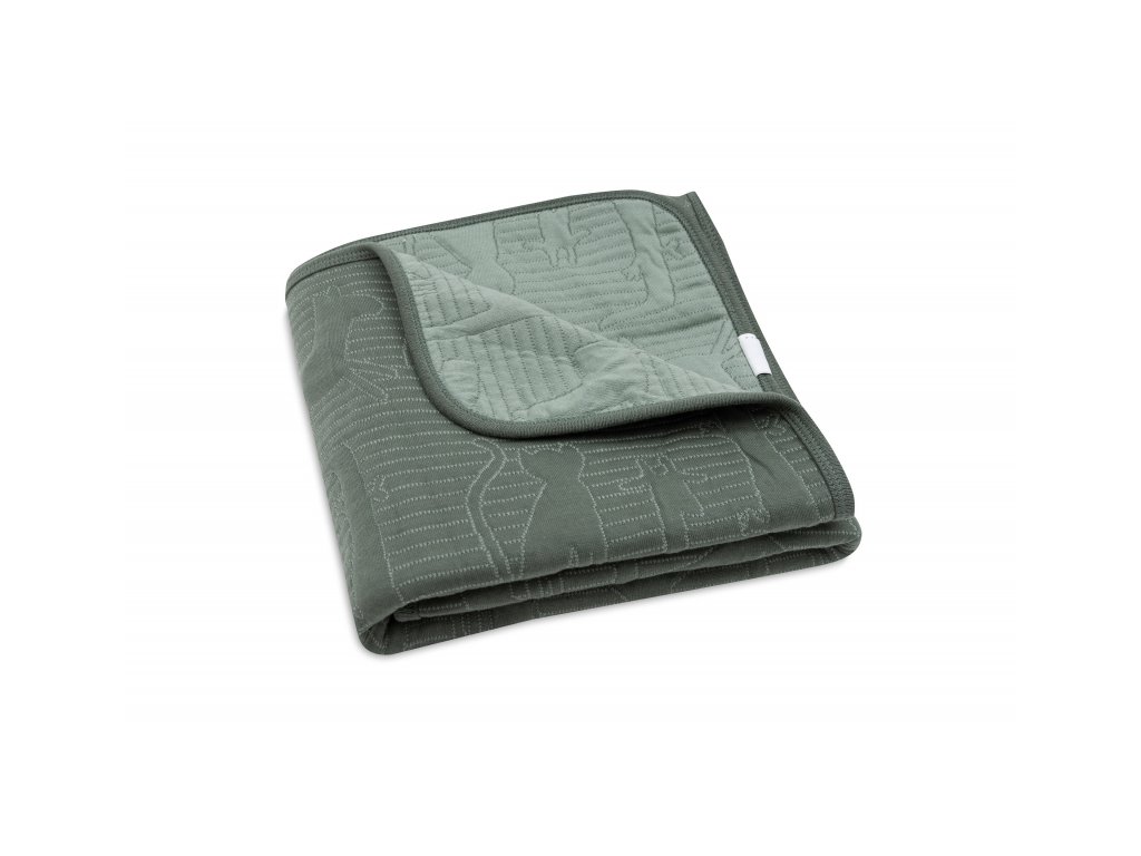 70911 jollein deka 75 x 100cm jungle jambo ash green laurel