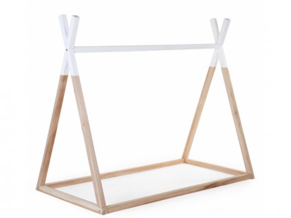 18960 childhome postel tipi stan konstrukcianatural white 70x140cm