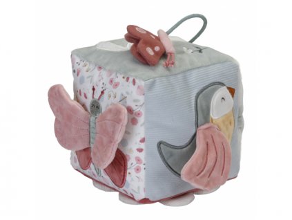 20196 little dutch plysova kocka kvety a motyle