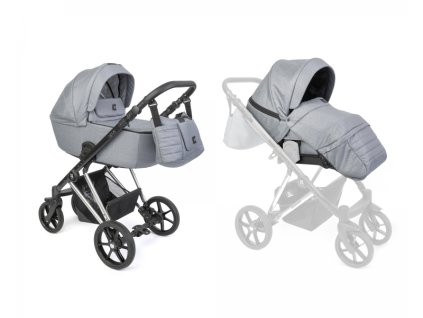 23886 dada prams apus kocik 2v1 special edition slategrey