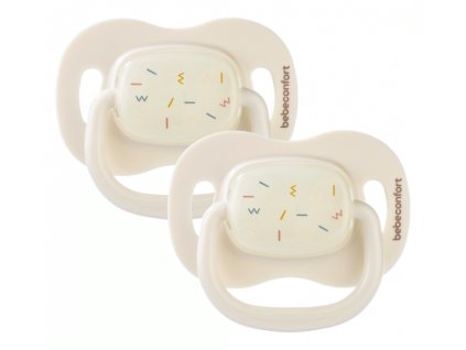 40642 bebeconfort cumlik silikonovy symetricky svietiaci 2ks 18m sand