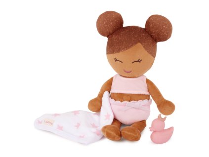 66410 b toys babika plysova do vane lulla baby light brown hair