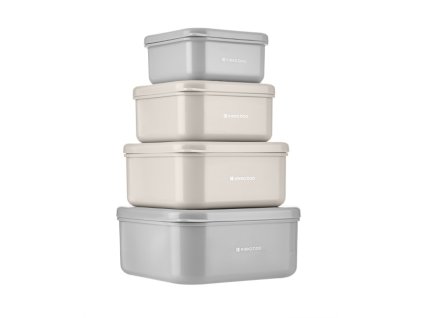 68375 kikkaboo suprava boxov na desiatu 4 ks kitty cat grey