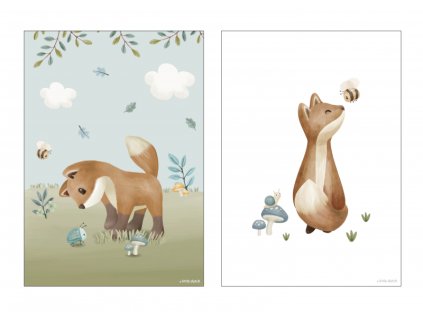 68841 little dutch plagat a3 forest friends