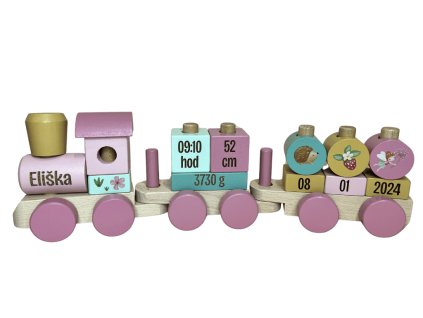 70230 12 vlacik fairy garden s menom laser