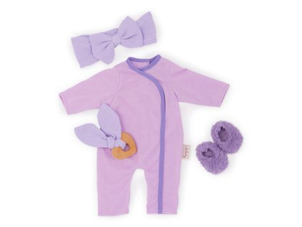 75282 lullababy dupacky pre babiku fialove s doplnkami
