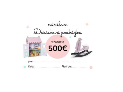 47448 darcekova poukazka minilove 500 eur 1
