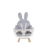 18951 childhome sedacia podlozka do detskej stolicky rabbit jersey grey